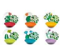 Excelsa Color Cactus - Juego de platos de 18 piezas, porcelana y cerámica, multicolor