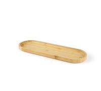 Excelsa Eco Living - Bandeja Ovalada para Servir, Fabricada en bambú (40 x 18 cm)