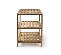 Excelsa Eco Living Estantería portaobjetos 3 estantes, Bambú, marrón, 3 ripiani