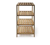 Excelsa Eco Living Estantería portaobjetos 4 estantes, Bambú, marrón, 4 ripiani