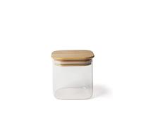 Excelsa Eco Living - Tarro con tapa de bambú, 800 ml, vidrio borosilicato