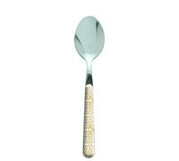 Excelsa Enjoy Cuchara Naif, Acero Inoxidable, Crema, 19 x 3 x 1.8 cm
