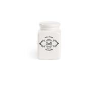 Excelsa Fine Quality Dosa Sal, cerámica, Blanco
