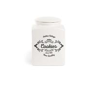 Excelsa Fine Quality Tarro para Tartas, Cerámica, Blanco Marfil, Capacità: 3 litri