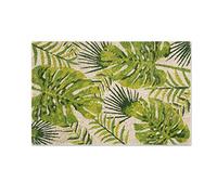 Excelsa Foliage - Felpudo de Entrada, Fibra de Coco, Verde, 40 x 60 cm