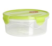 Excelsa Freshness Recipiente Redondo 300 ml, plástico, Verde, 10.5 x 10.5 x 6 cm