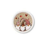Excelsa Gnomo Plato Panettone, Porcelana, Diámetro: 31 cm