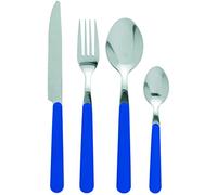 Excelsa Jolly Service Cubiertos, Acero Inoxidable, Azul, 24 unidades