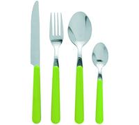 Excelsa Jolly Servicio 24 Cubiertos, Acero Inoxidable, Verde, Unidad