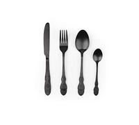 Excelsa Juego de 4 cubiertos Baroque negro