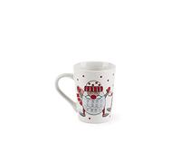 Excelsa, Juego de 4 mug Snowman, Cl.38; Stoneware