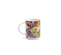 Excelsa Juego de 4 tazas de kimono New Bone China, capacidad de 300 ml.