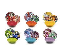 Excelsa Kimono - Vajilla de porcelana y cerámica (18 piezas), multicolor
