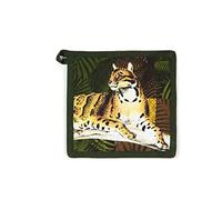 Excelsa Leopard Presina de Cocina, 20 x 20, Forro 100% algodón, Relleno de poliéster