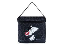 Excelsa Looney Tunes Silvestro - Bolsa térmica con correa ajustable para el hombro y cremallera superior, color negro, 10 litros