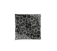 Excelsa Magic Black - Plato y bandeja, cristal, 30 x 30 cm, multicolor