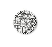 Excelsa Magic Black Salvamanteles, Cerámica dolomita y Corcho, 16 x 16 cm