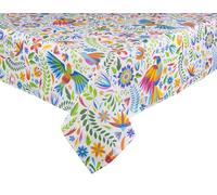Excelsa Mexican Flowers - Mantel Rectangular, 140 x 240 cm, algodón, poliéster, Lavable en Lavadora