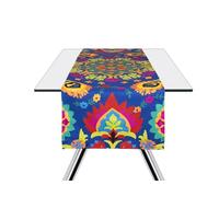 Excelsa New Delhi - Camino de Mesa, 100% algodón, 45 x 140 cm, decoración Multicolor