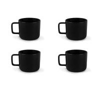 Excelsa Nordic - Juego de 4 tazas de té negro, cerámica Stoneware, capacidad 210 ml.