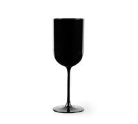 Excelsa Nordic - Juego de 6 copas negras, cristal pulverizado, capacidad 410 ml.