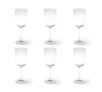 Excelsa Nordic - Juego de 6 copas transparentes, cristal, capacidad 410 ml.