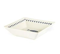 Excelsa Ocean - Juego de 6 platos hondos de cerámica, 17 x 17 cm, decoración de peces azules