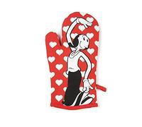 Excelsa Olivia - Guante de Horno, Talla única, Forro 100% algodón, Relleno de poliéster