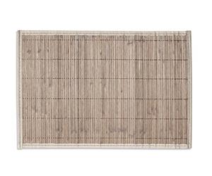 Excelsa Oriented Mantel Individual, Bambú, Gris, 5x3x31 cm