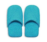 Excelsa cálido Zapatillas de baño para Mujer, Esponja, Azul Claro, 27.5 x 11 x 3 cm