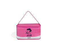 Excelsa Peanuts Lunch Box Lucy, poliéster, Fucsia