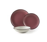 Excelsa Pink Moon Vajilla de 18 Piezas, Cerámica, Rosa