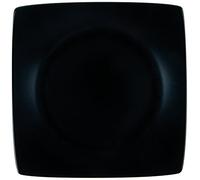 Excelsa, Plato Llano de cerámica, Color Negro