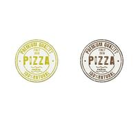Excelsa Premium Quality - Juego de 6 platos de pizza, diámetro 31 cm, porcelana, multidecoración