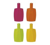 Excelsa Rainbow, Cortador Plegable, plástico, Rosa/Naranja/Amarillo/Verde, 40 x 21,5 x 0,5 cm