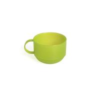 Excelsa Rainbow Taza Jumbo 0.50 l, plástico, Verde, 11 x 11 x 8 cm