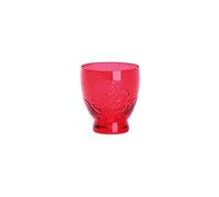 Excelsa Santa Cruz Juego de 6 Vasos de Agua, Vidrio, Rojo