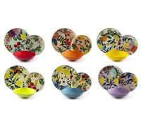 Excelsa Servicio de mesa de 18 piezas Flores Frida