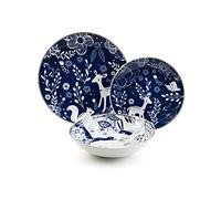 Excelsa Suomi Vajilla de 18 piezas, porcelana, 6 personas, decoración Suomi