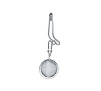Excelsa Tea Time - Infusor de té con Pinza (3,5 cm, Acero), Color Plateado