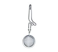 Excelsa Tea Time - Infusor de té con Pinza (4,0 cm, Acero), Color Plateado