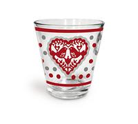 Excelsa Tirol Vaso, Decorado, 8 x 8 x 9 cm