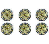 Excelsa Trinacria - Juego de 6 platos de pizza, porcelana, diámetro 31,5 cm.