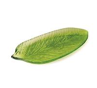 Excelsa Tropical - Plato de servir, cristal, 30 x 14 cm