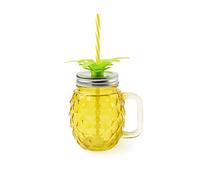 Excelsa Tropical - Vaso con pajita, cristal