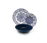 Excelsa - Vajilla Boheme Blue 18 pezzi Turquesa