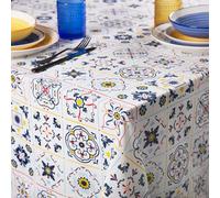 Excelsa Vietri Color - Mantel Rectangular de Mesa, 70% algodón y 30% poliéster, 140 x 240 cm
