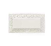 Excelsa White Home - Plato de cerámica rectangular