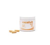 Excelvit® Pure Sabor Natural Complemento Alimenticio para Adultos - Ideal para Enjevecimiento Saludable - con 1200 Moléculas de Alto Valor Biológico - Fuente de Proteínas y Vitamina B (90 cápsulas)
