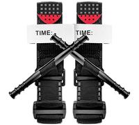 Exception Garrots, Juego de 2 torniquetes de Rescate Médico y Militar, Suministros de Primeros Auxilios de Emergencia al Aire libre, Varilla de Molinete Más Grueso Operación con Una Mano